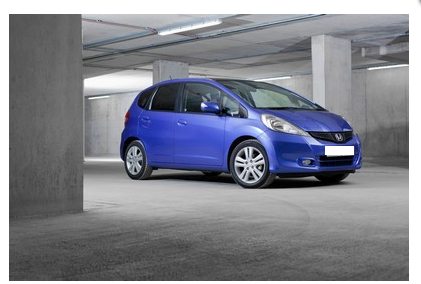 Image is a Honda Jazz 1.2i-VTEC in Blue